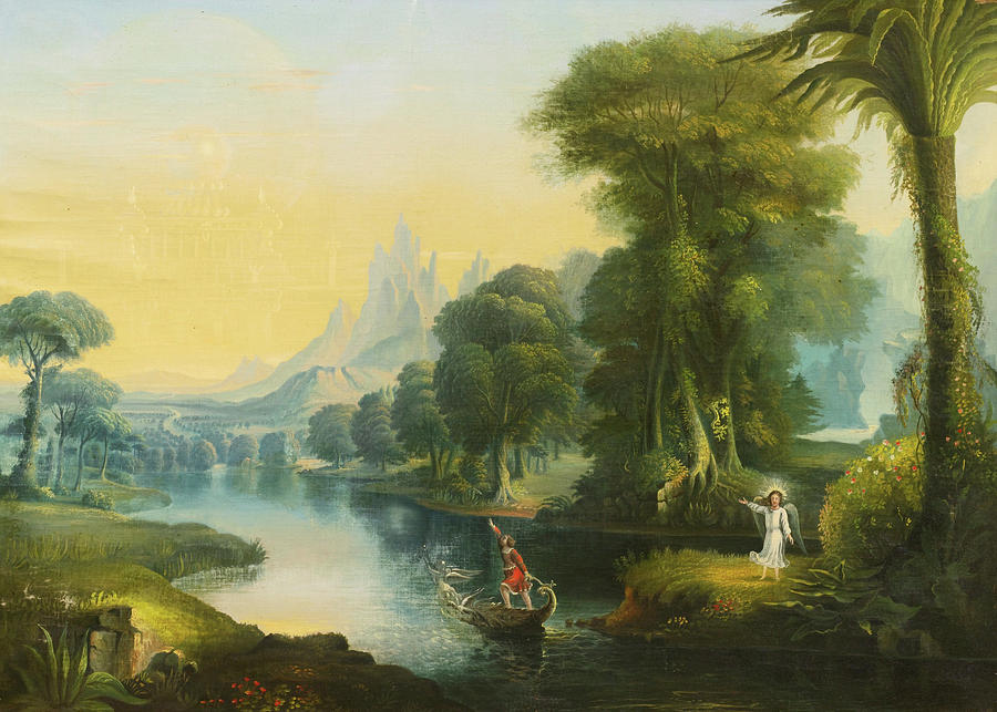 The Voyage of Life. Youth Painting by Attributed to Erastus Salisbury Field