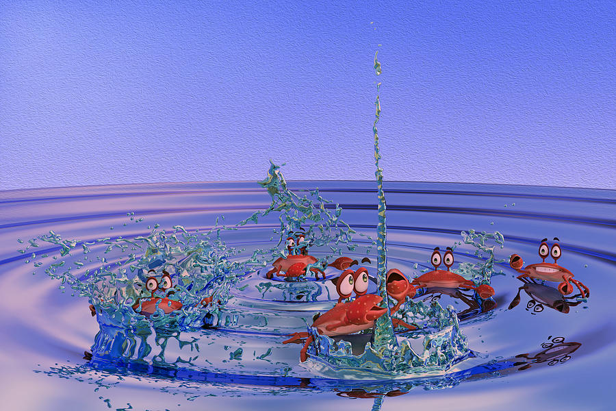 Toy Digital Art - The Wading Pool by Betsy Knapp