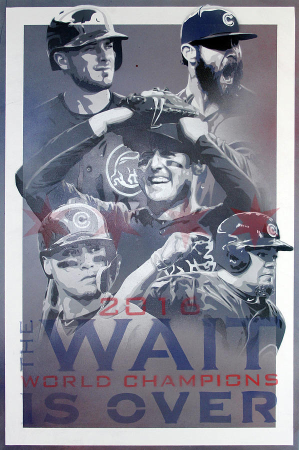 Kris Bryant Painting - The Wait Is Over by Matthew Durbin
