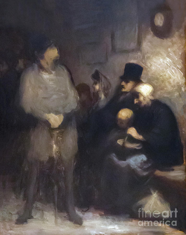 The Waiting Room La Salle D Attente Honore Daumier 1850 1853