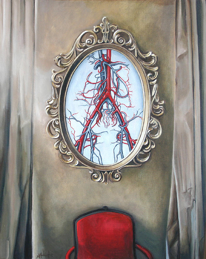 The Waiting Room Painting by Michelle Anderst