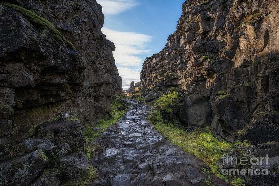 The Walk Between Continental Plates Photograph by Michael Ver Sprill