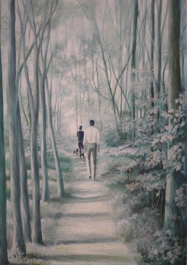 The Walk Painting by Caroline Philp