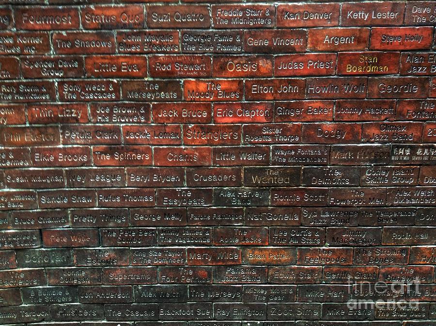 The Wall of Fame Liverpool Photograph by Joan-Violet Stretch