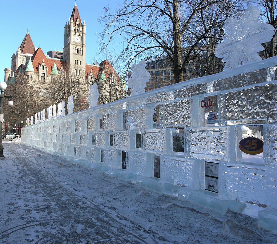 The Wall of Ice 1 Photograph by Janis Beauchamp