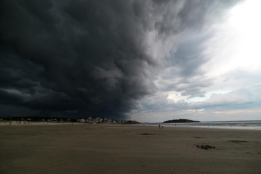 The Wall of the Storm Good Harbor Beach Gloucester MA Photograph by Toby McGuire