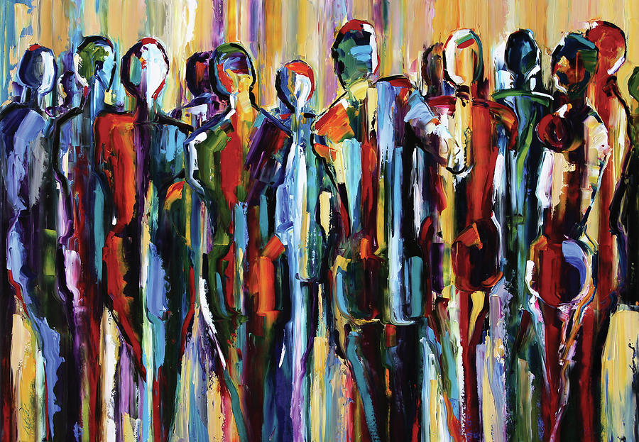 The Wanderers, Good People Series, Pure Justus Painting by Laurie Pace
