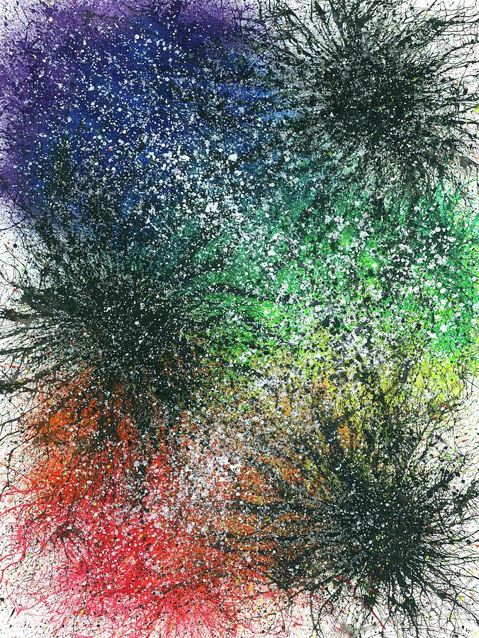 The Warriors Of The Rainbow #698 Painting by Rainbow Artist Orlando L The Warriors Of The Rainbow #698 Painting by Rainbow Artist Orlando L