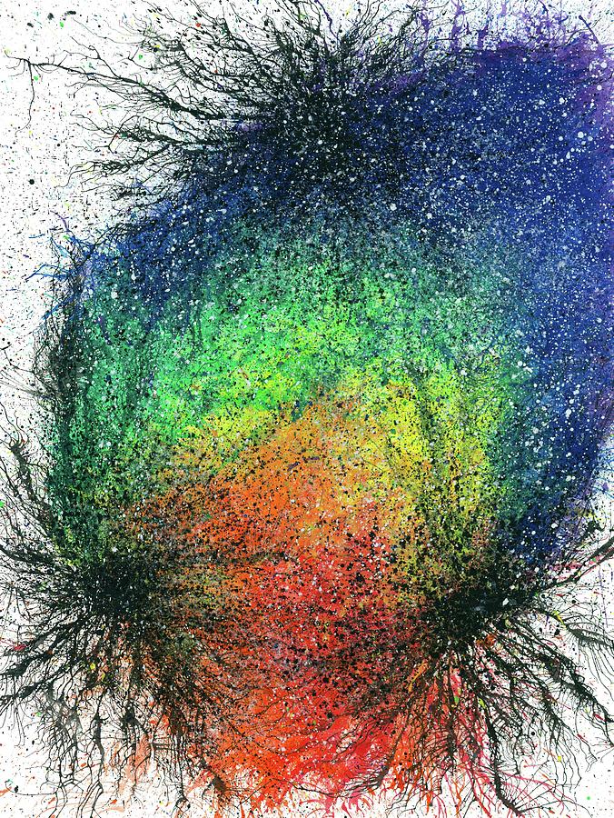 The Warriors Of The Rainbow #700 Painting by Rainbow Artist Orlando L The Warriors Of The Rainbow #700 Painting by Rainbow Artist Orlando L