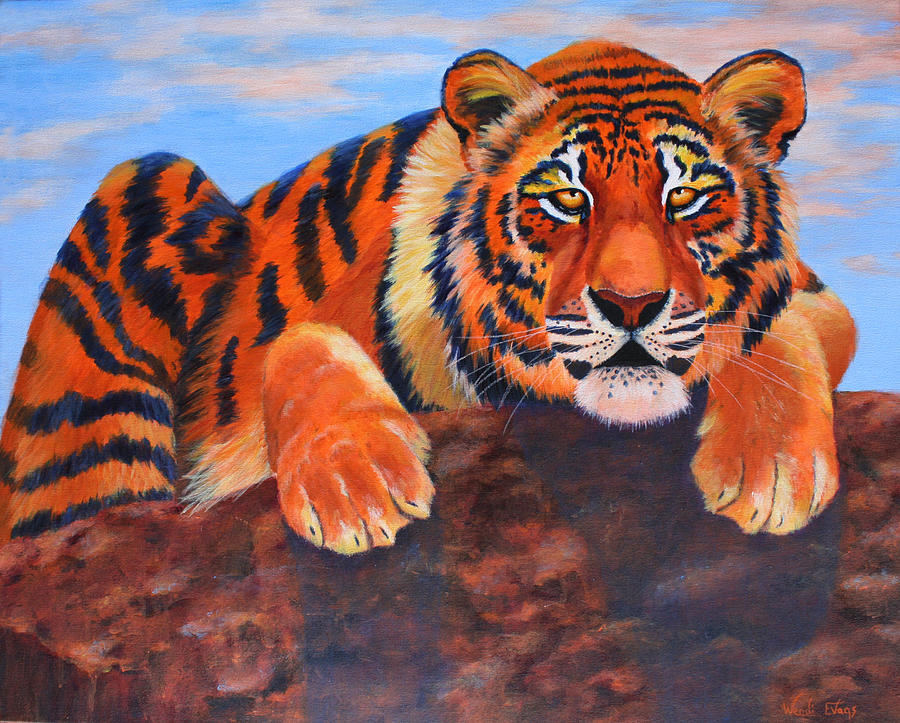Wildlife Painting - The Watch by Wendi Curtis