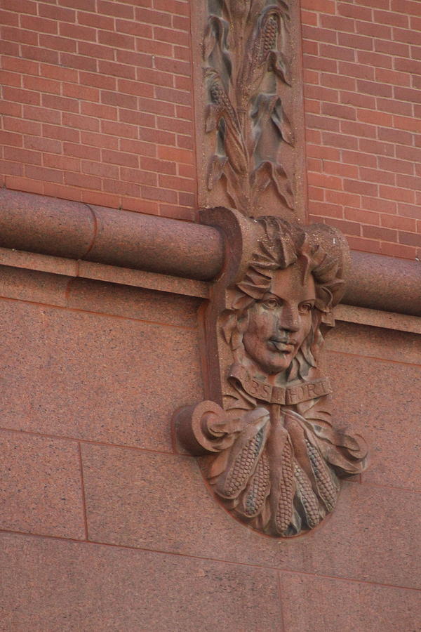 The Watchers - Harvest Goddess in Terracotta Photograph by Colleen Cornelius