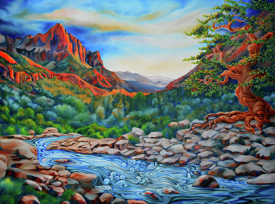 The Watchman Painting by Sabrina Motta
