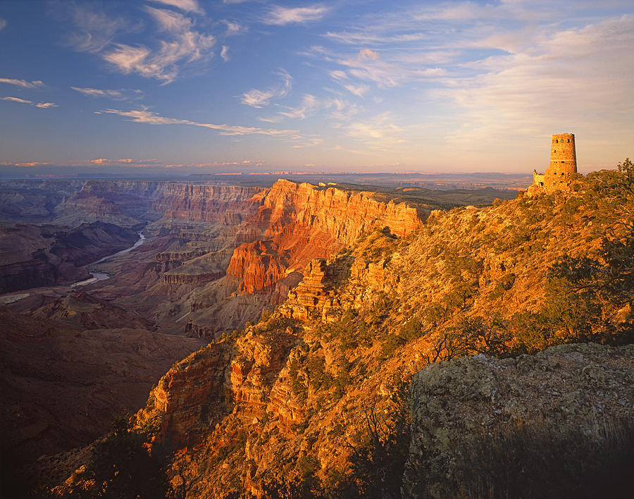 713262-The Watchtower and Grand Canyon  Photograph by Ed  Cooper Photography