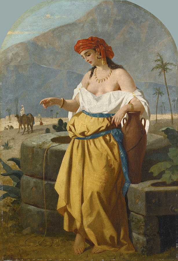 The Water Carrier Painting by Enrico Fanfani
