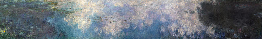 Claude Monet Painting - The Water Lilies, The Clouds by Claude Monet