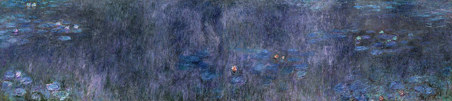 Water Lilies - Tree Reflections Painting by Claude Monet
