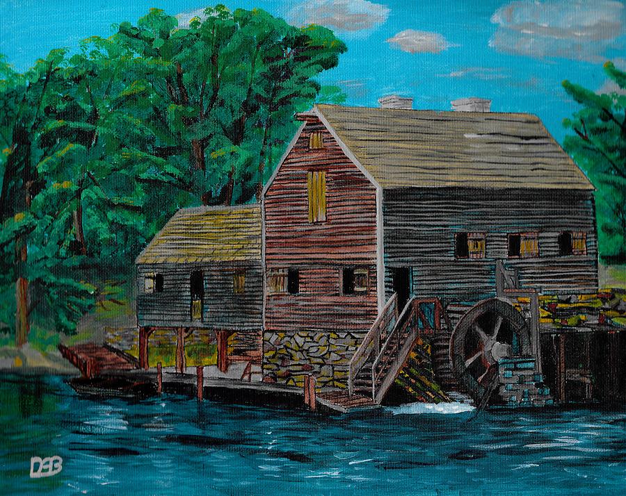 The Water Mill Painting by David Bigelow