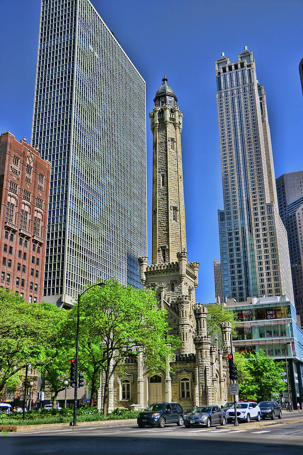 The Water Tower - Chicago Photograph by Allen Beatty