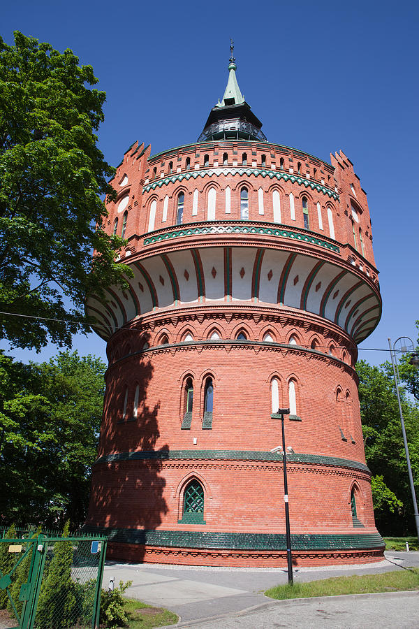 The Water Tower in Bydgoszcz Photograph by Artur Bogacki