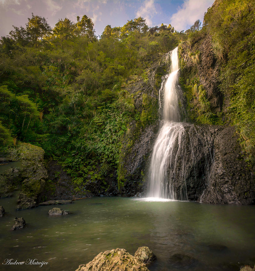 The Waterfall Photograph by Andrew Matwijec