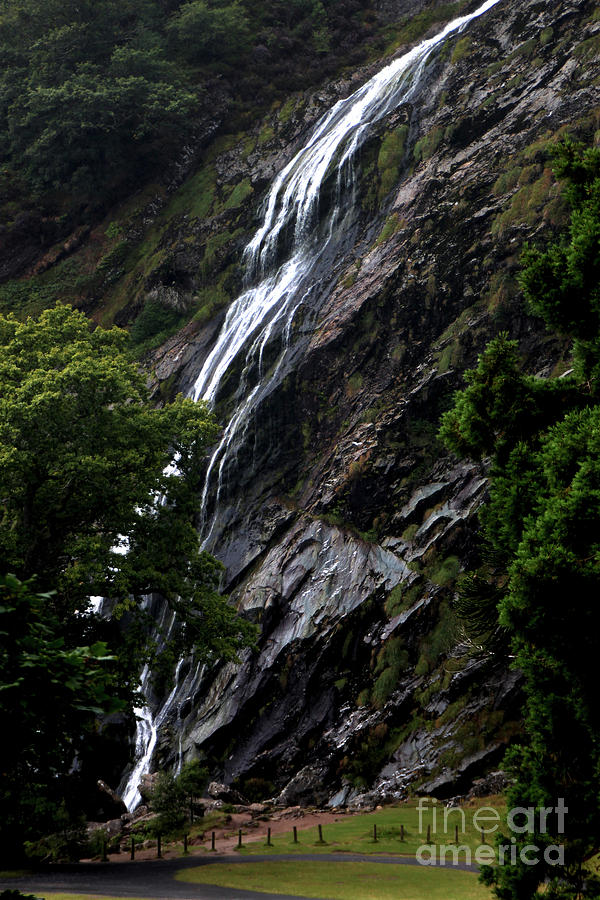 The Waterfall, Kilfane Glen and Garden, County Kilkenny, Ireland Photograph by Doc Braham