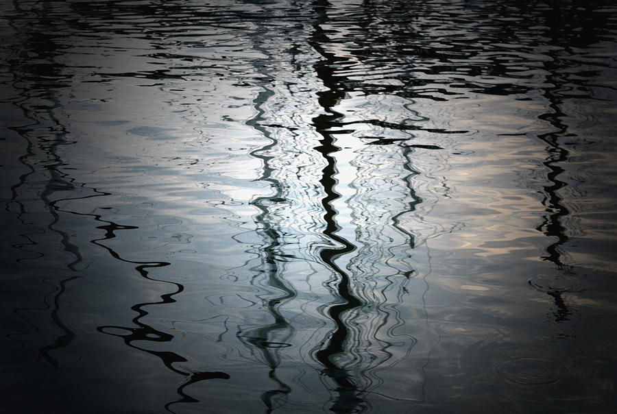 Abstract Photograph - The Waterfront by Richard Andrews