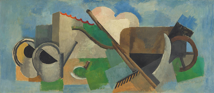The Watering Can Painting by Roger de La Fresnaye