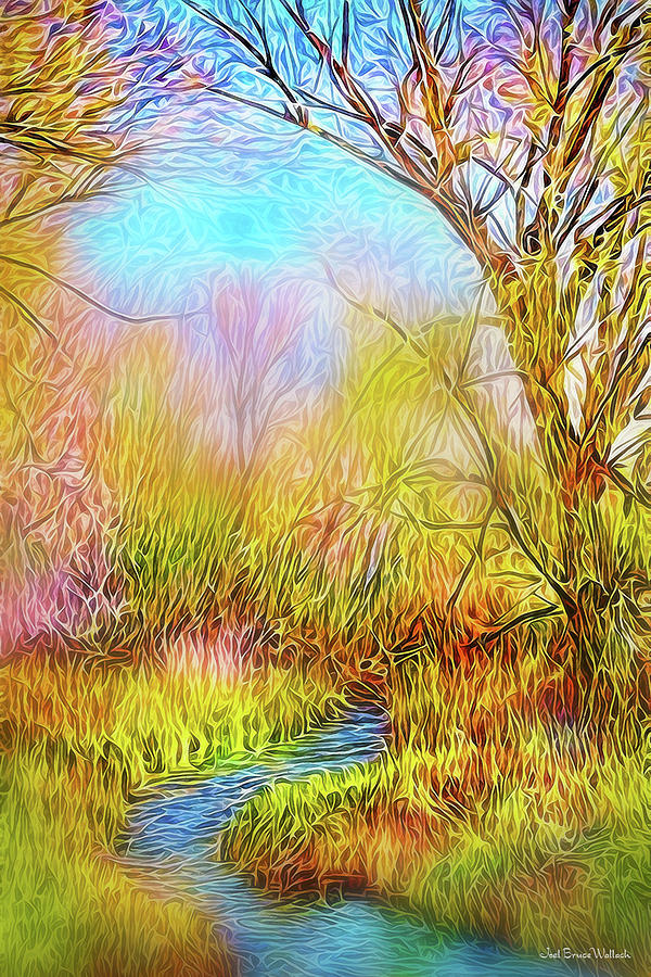 The Waters And The Trees Digital Art by Joel Bruce Wallach