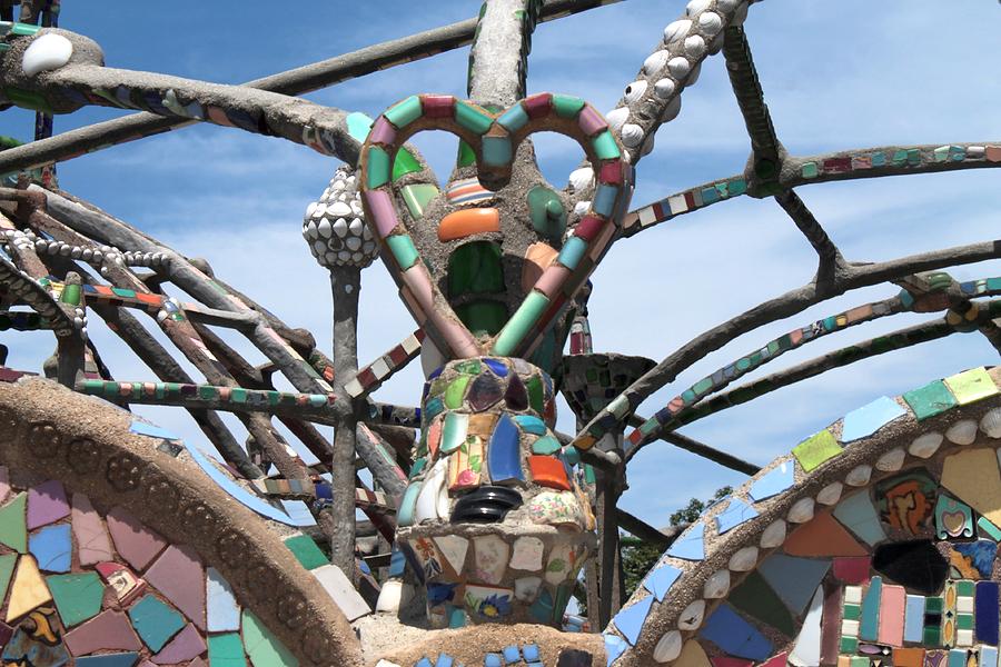 The Watts Towers / Tower Artwork 2 Photograph by Robert Butler | Fine ...