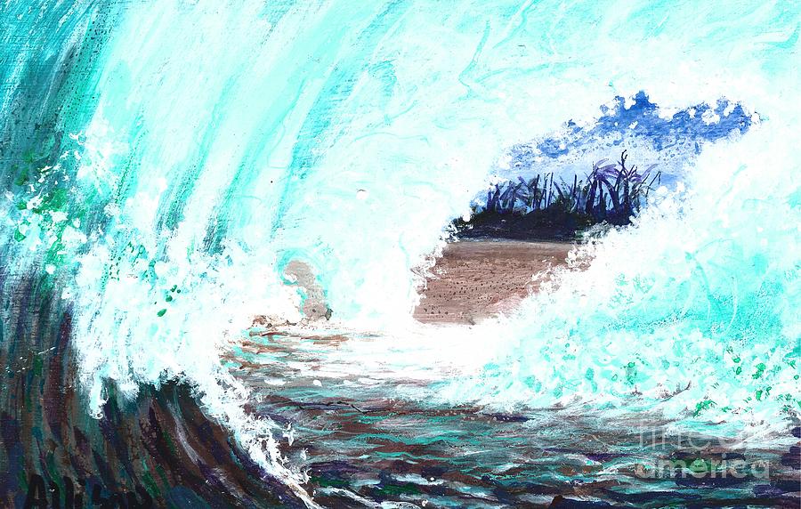 The Wave Painting by Allison Constantino