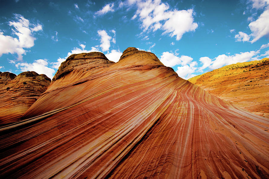 The Wave Photograph - The Wave Arizona rocks by Norman Hall The Wave Photograph - The Wave Arizona rocks by Norman Hall