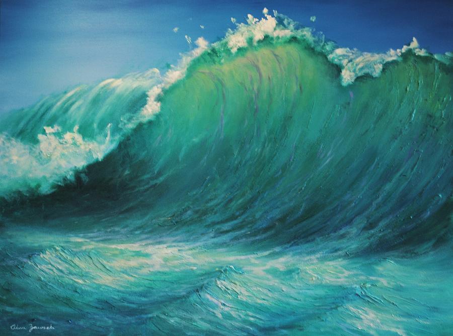 The Wave by Alan Zawacki Painting by Alan Zawacki