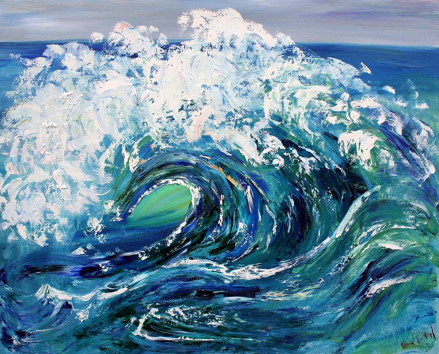 The Wave Painting by Karen Tarlton - Fine Art America