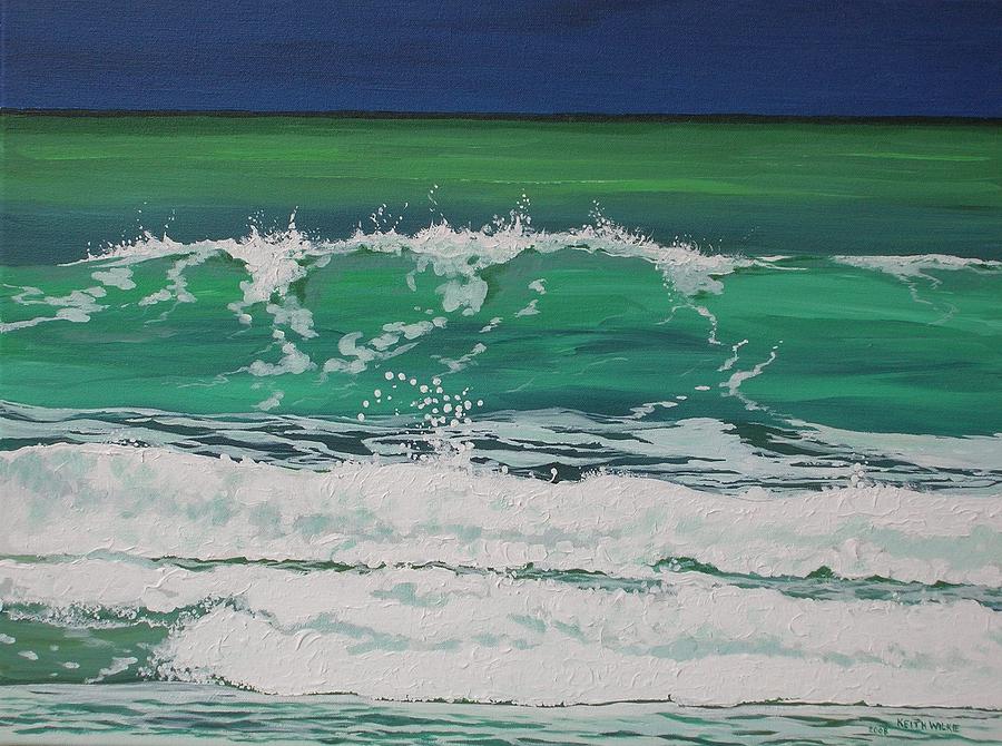 The Wave Painting by Keith Wilkie