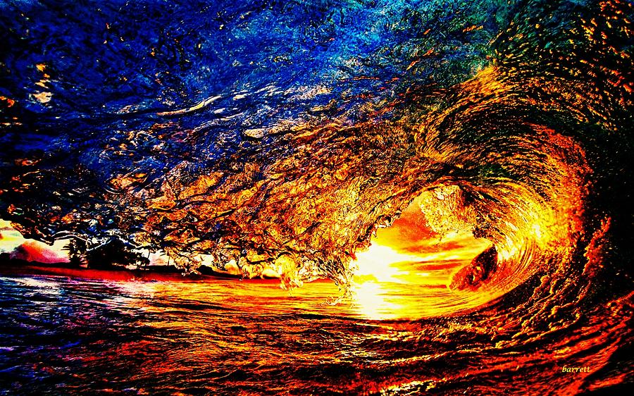Wave Painting - The Wave of Tomorrow by Don Barrett