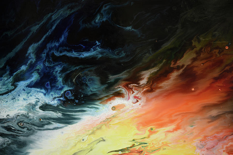 Abstract Painting - The Way Between by Dion Kurczek Abstract Painting - The Way Between by Dion Kurczek