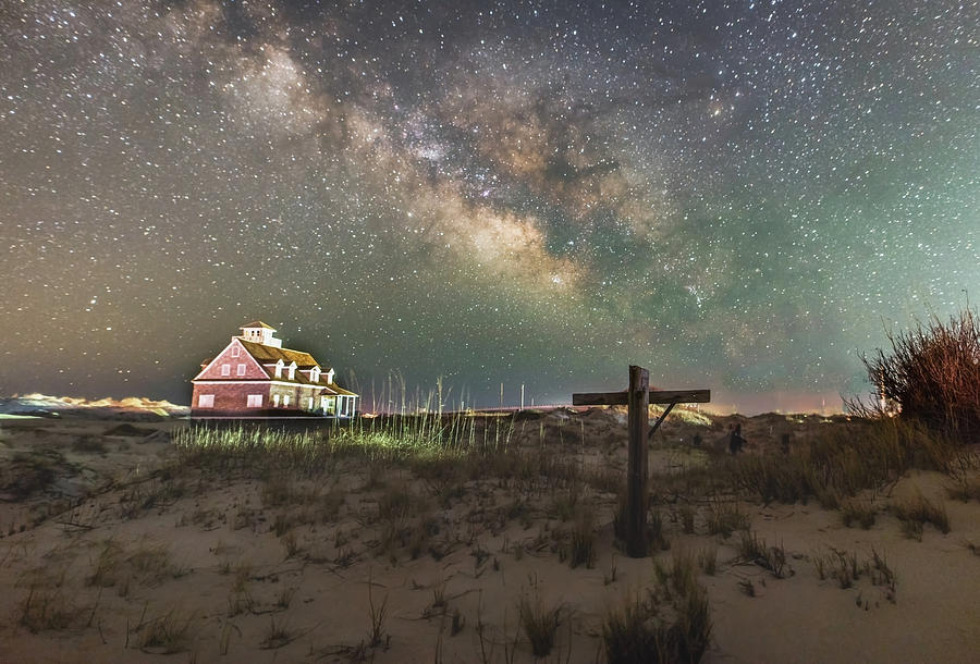 Milky Way Photograph - The Way of the Cross by Russell Pugh