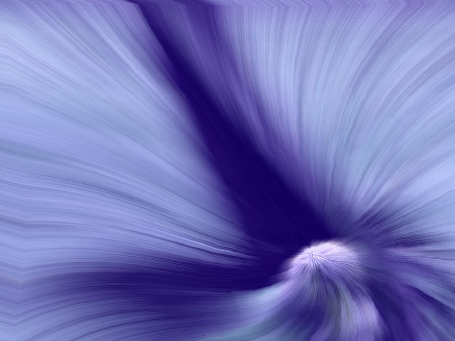 Impressionist Digital Art - The way of the furry wave. by Gina Callaghan