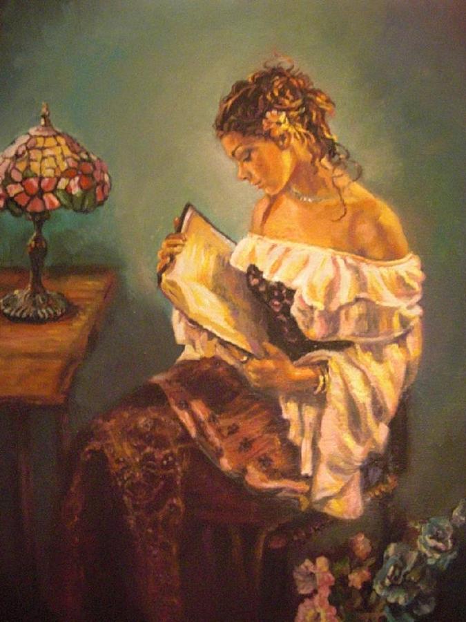 Woman Painting - The Way To Happiness by Deborah Macy Woman Painting - The Way To Happiness by Deborah Macy