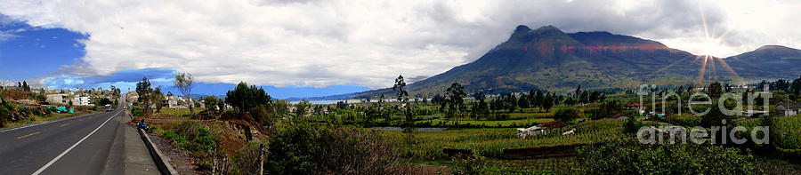The Way To Otavalo Panorama Photograph by Al Bourassa