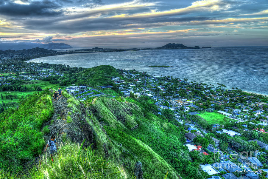 The Way Up Kailua Lanikai Pillboxes Hike Hawaii Collection Art Photograph by Reid Callaway