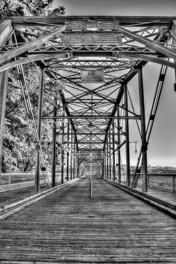 The Way Walnut Street Pedestrian Bridge Art Chattanooga Tennessee Photograph by Reid Callaway