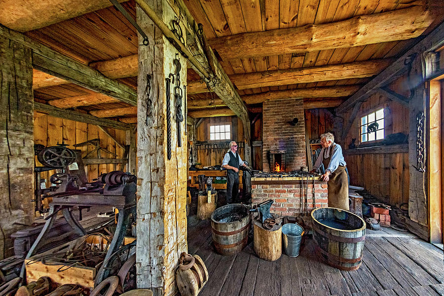 The Way We Were - The Blacksmith 2 Photograph by Steve Harrington