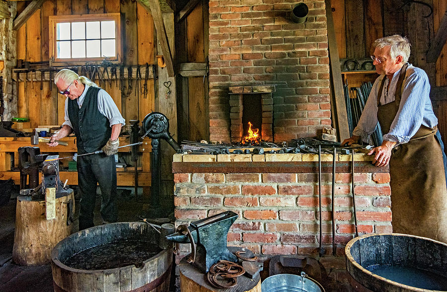 The Way We Were - The Blacksmith Photograph by Steve Harrington