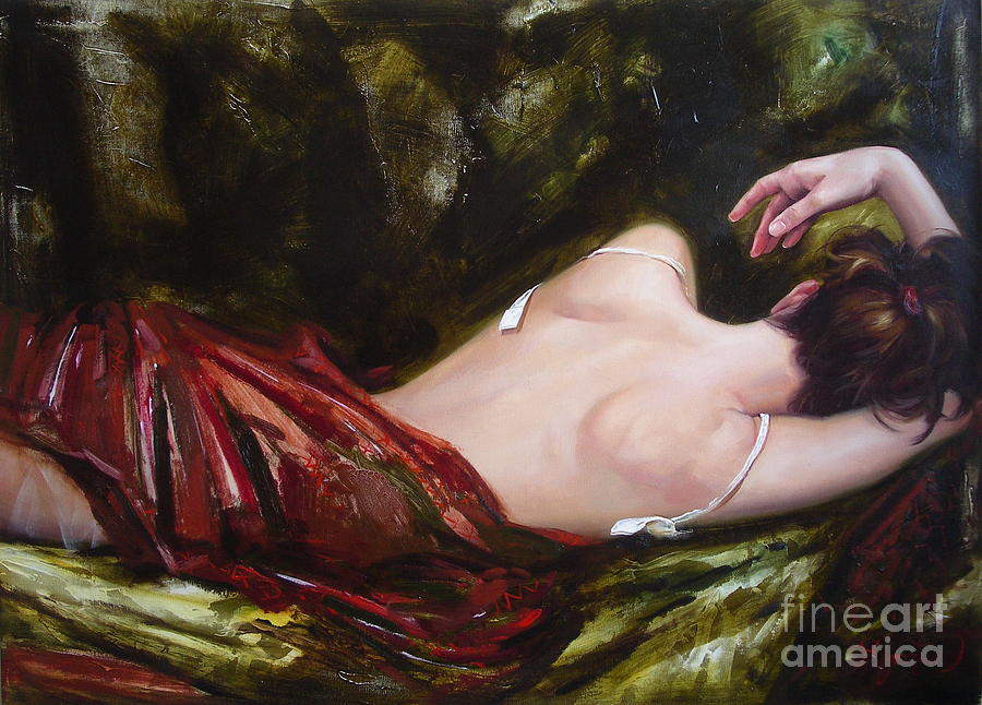 The weariness Painting by Sergey Ignatenko
