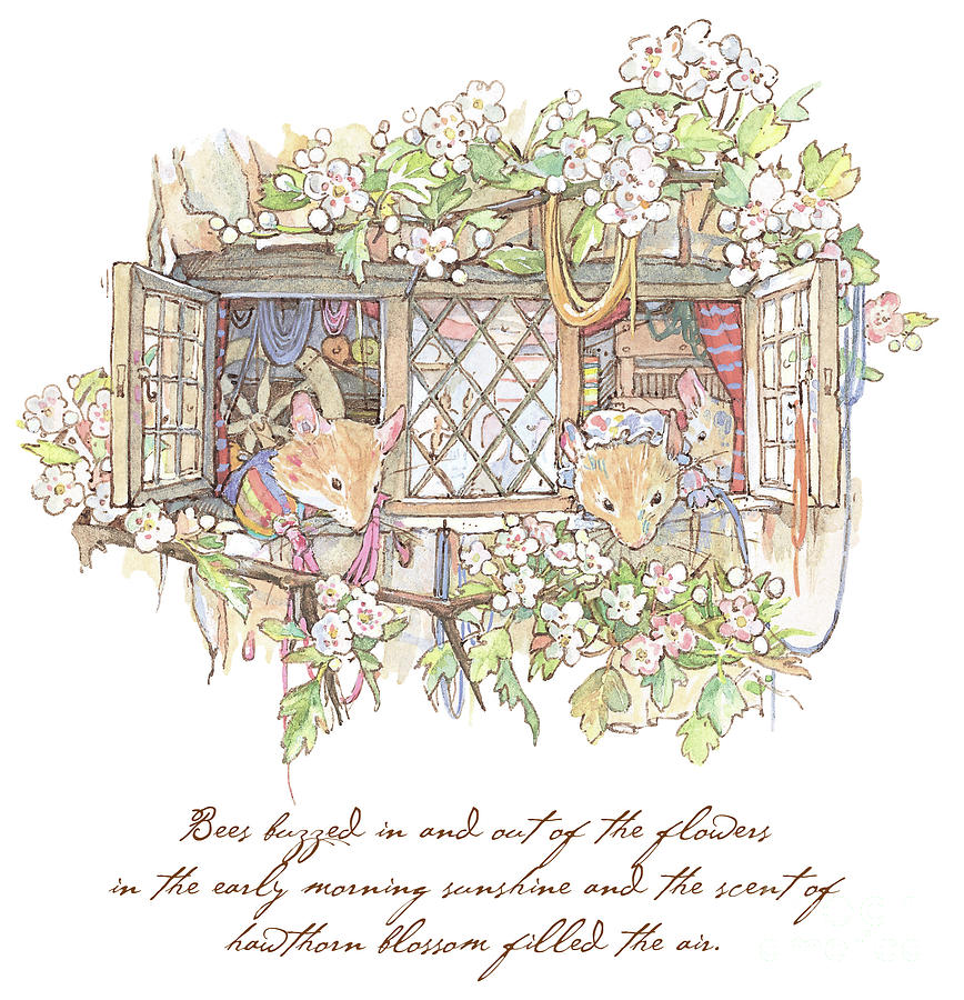 Mouse Drawing - The Weavers by Brambly Hedge