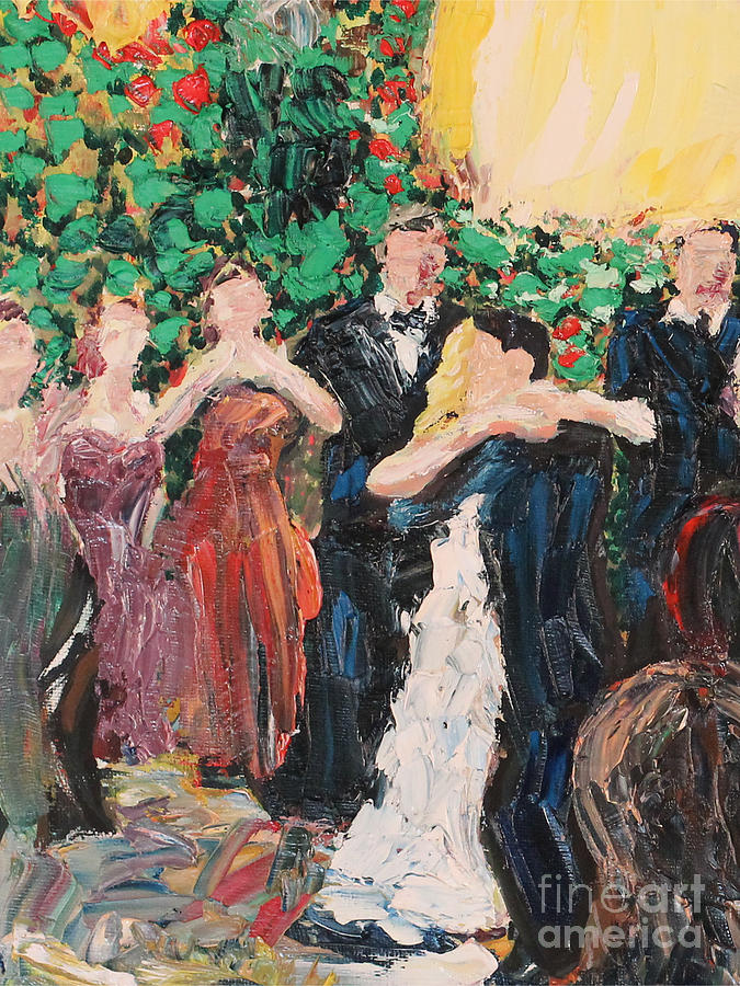 Flower Painting - The Wedding Dance by Robert Yaeger