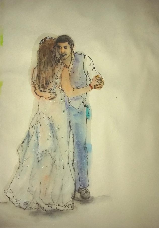 The Wedding Day Album Painting by Debbi Saccomanno Chan