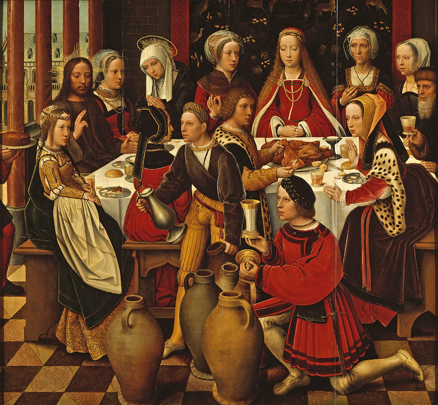 The Wedding in Cana Painting by Ambrosius Benson