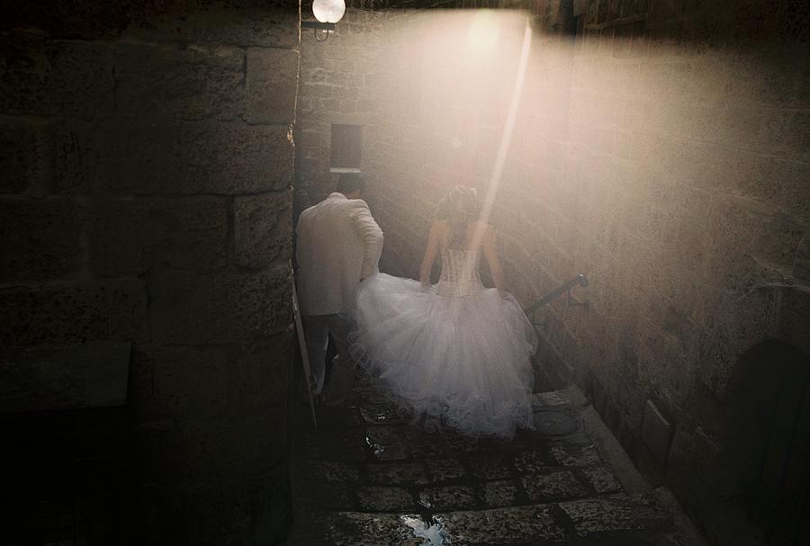 Wedding Photograph - The Wedding In Yaffo by Alex Kantor